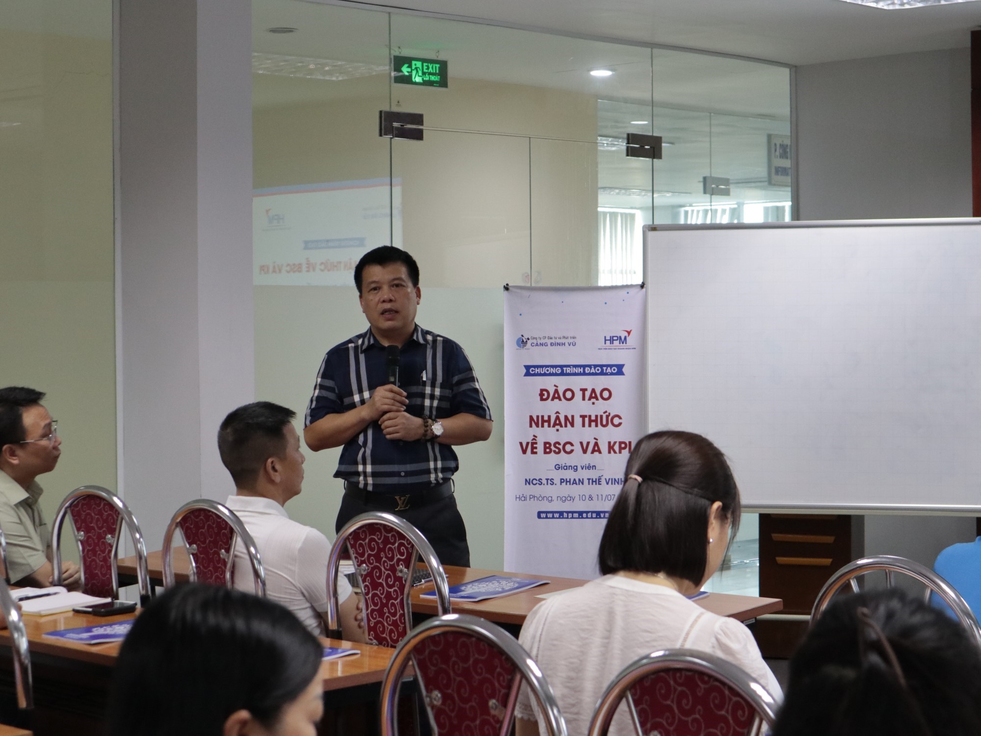 Tổng Giám đốc Cao Văn Tĩnh tham dự và phát biểu tại chương trình đào tạo